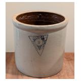 LL - Spokane Pottery Company 2-Gallon Crock with Hairline Crack