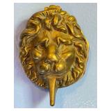 K - Brass Lion Head Door KnockerÂ 