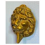K - Brass Lion Head Door KnockerÂ 