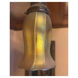 DR - Set of 2 Quoizel Style Iridescent Glass Lamp Shades