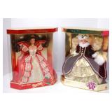 Barbie Happy Holidays Special Edition Dolls - Holiday Collector Lot (2)