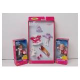Mattel Kelly Club Winter Fun Dolls & Fashion Avenue Set - Nikki, Keeya, Winter Outfits