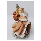 Santa Claus Figurine with Children and Toys