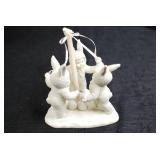 Vintage Bunny and Chick Easter Figurine Lot - 4 Pieces