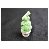 Vintage Style Porcelain Topiary Figurine Lot - 9 Pieces