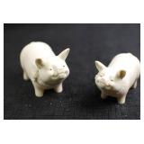 Figurine Lot - Snowbabies Bunnies Birds and Pigs Collection