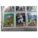 Baseball Chrome Trading Card Binder Featuring Mariano Rivera and Stars