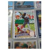 Baseball Chrome Trading Card Binder Featuring Mariano Rivera and Stars