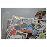 Large Lot of Assorted Sports Trading Cards in Boxes and Sleeves