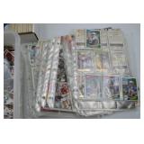 Large Lot of Assorted Sports Trading Cards in Boxes and Sleeves