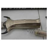 Lifesaving Survival Knife with Sheath, Compass, and Accessories