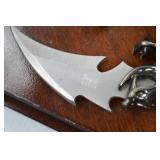 Fantasy Dragon Skull Wall Plaque with Blades by Frost Cutlery