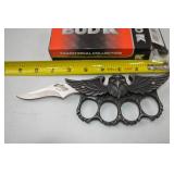 Bud K Eagle Knuckle Duster Knife with Box