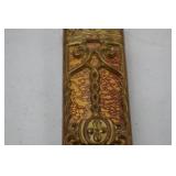 Decorative Dagger With Ornate Sheath and Lion Head Pommel