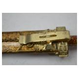 Decorative Dagger With Ornate Sheath and Lion Head Pommel