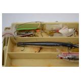 Large Tackle Box with Lures, Line, and Bobbers