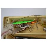 Large Tackle Box with Lures, Line, and Bobbers