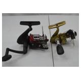 Lot of 2 Spinning Fishing Reels - Mitzuq 2500 and 2 Bearing Model