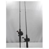 2 Baitcasting Rods: Berkley Med Heavy & Abu Garcia Black Max Combos