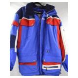 Spyder Ski Jacket Blue Red White Colorblock Men