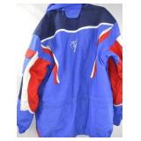 Spyder Ski Jacket Blue Red White Colorblock Men