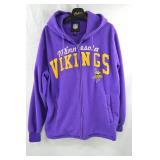 Minnesota Vikings NFL Hooded Fleece Jacket, Size Large