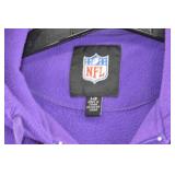 Minnesota Vikings NFL Hooded Fleece Jacket, Size Large