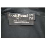 Louis Feraud Black Silk Blouse Size US 6