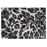 Gloria Sachs Silk Leopard Print Blouse Size 4