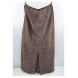 Alfani Leather Skirt Size 8 Brown