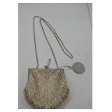 Apt. 9 Beaded Shell Evening Bag with Chain Strap