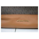 Michael Kors Signature Brown Leather Backpack