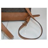 Michael Kors Signature Brown Leather Backpack