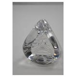 Vintage Alsterfors Sweden Art Glass Paperweight Signed