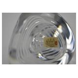 Vintage Alsterfors Sweden Art Glass Paperweight Signed