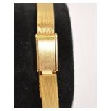 S. Dupharis 14k Gold Watch with Gem Accents