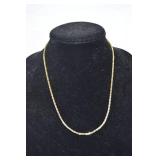14k Yellow Gold Rope Chain Necklace, 18 in., 13.53 g