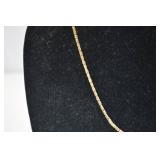14k Yellow Gold Rope Chain Necklace, 18 in., 13.53 g