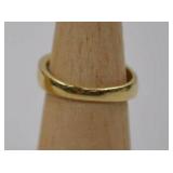 14k Yellow Gold Ring with Stone, 4.45g, Size 7