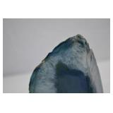 Pair of Blue Agate Bookends - Approx. 6 Inch Width