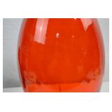 Large Red Recycled Glass Vase by Vidrios San Miguel