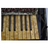 Vintage Accordion with Case, Lesson Books and Sheet Music