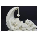 Department 56 Moon and Polar Friends Figurine - Matte White Home Decor