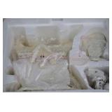 Snowbunnies Springtime Stories My Woodland Wagon Figurine Set