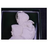 Dept. 56 Snowbabies Bisque Christmas Ornament Lot (3) in Boxes