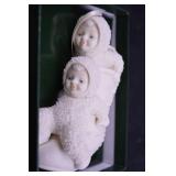 Dept. 56 Snowbabies Bisque Christmas Ornament Lot (3) in Boxes