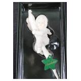 Dept. 56 Snowbabies Bisque Christmas Ornament Lot (3) in Boxes