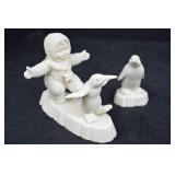 Snowbabies Figurine Lot with Penguins and Walrus Arctic Theme