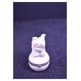 Snowbaby Hinged Porcelain Trinket Box Lot - 3 Piece Collection