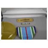 Joint Service Achievement Award Medal Set in Display Case